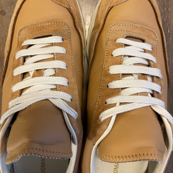 Common Projects | Tan Track 80 Leather Designer Sneaker Women’s 39 US 8.5 - Picture 9 of 12